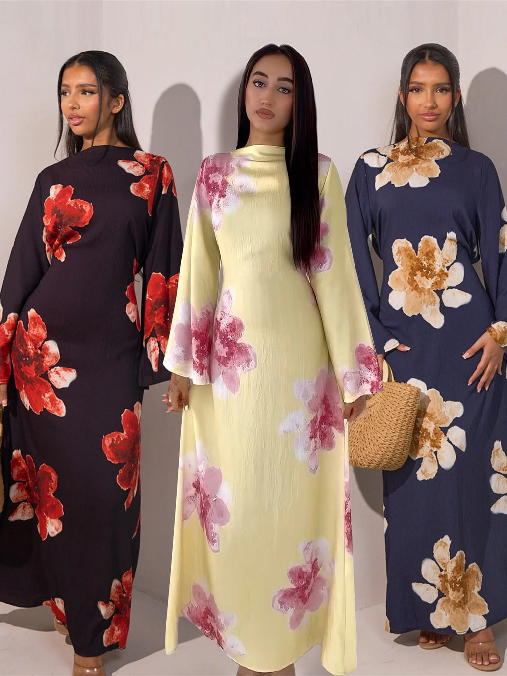 Eid Abaya Women Party Print Dress Muslim Jalabiya Dubai Vestidos Largos Party Caftan Kaftan Arab Long Robe 2025 Ramadan Dresses