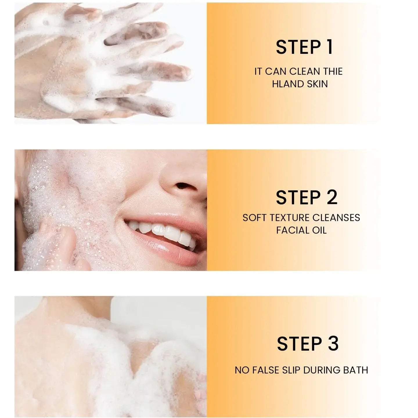 Hand Made Turmeric  Face Soap Tender Skin Care Beauty